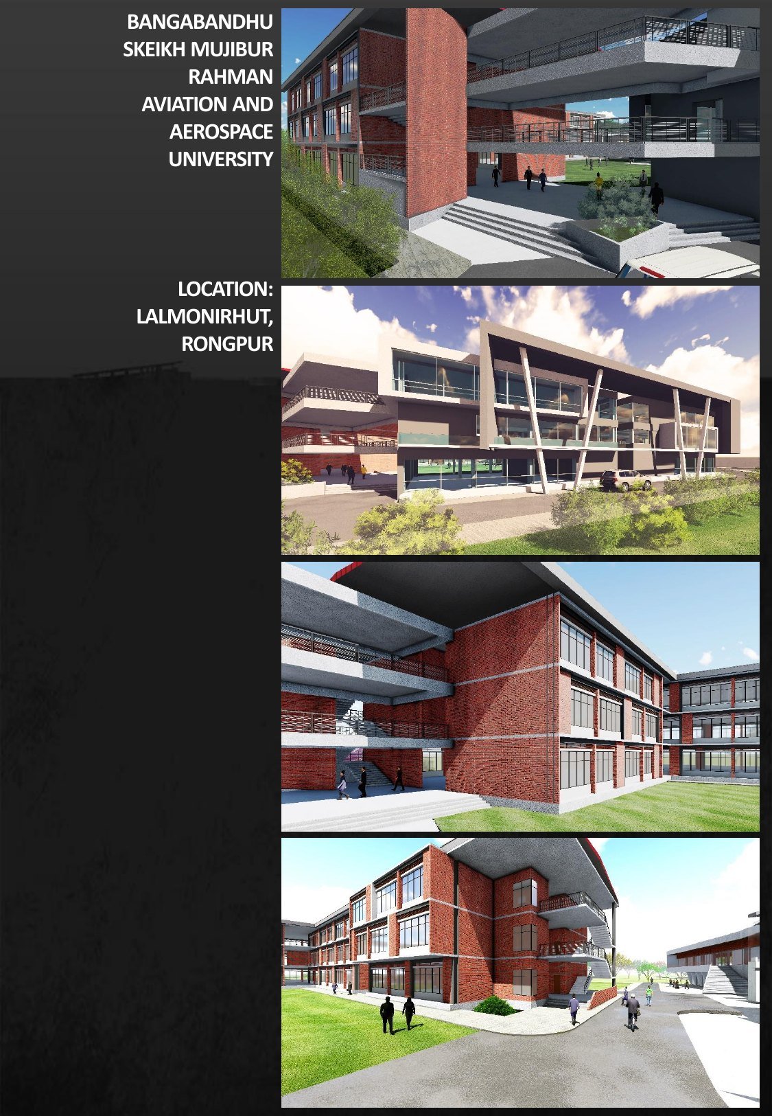 Aviation and Aerospace University architectural renderings