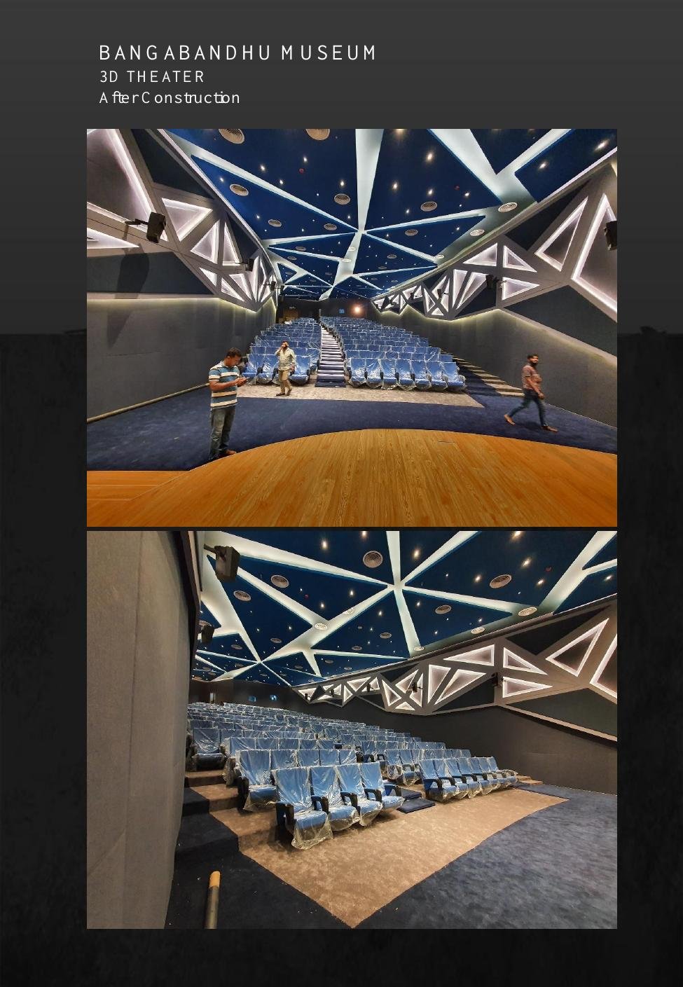 Bangabandhu Museum 3D Theater presentation board